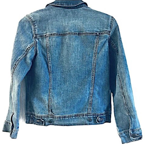 Old Navy Women's Jean Jacket Small Buttons Denim - Picture 2 of 10